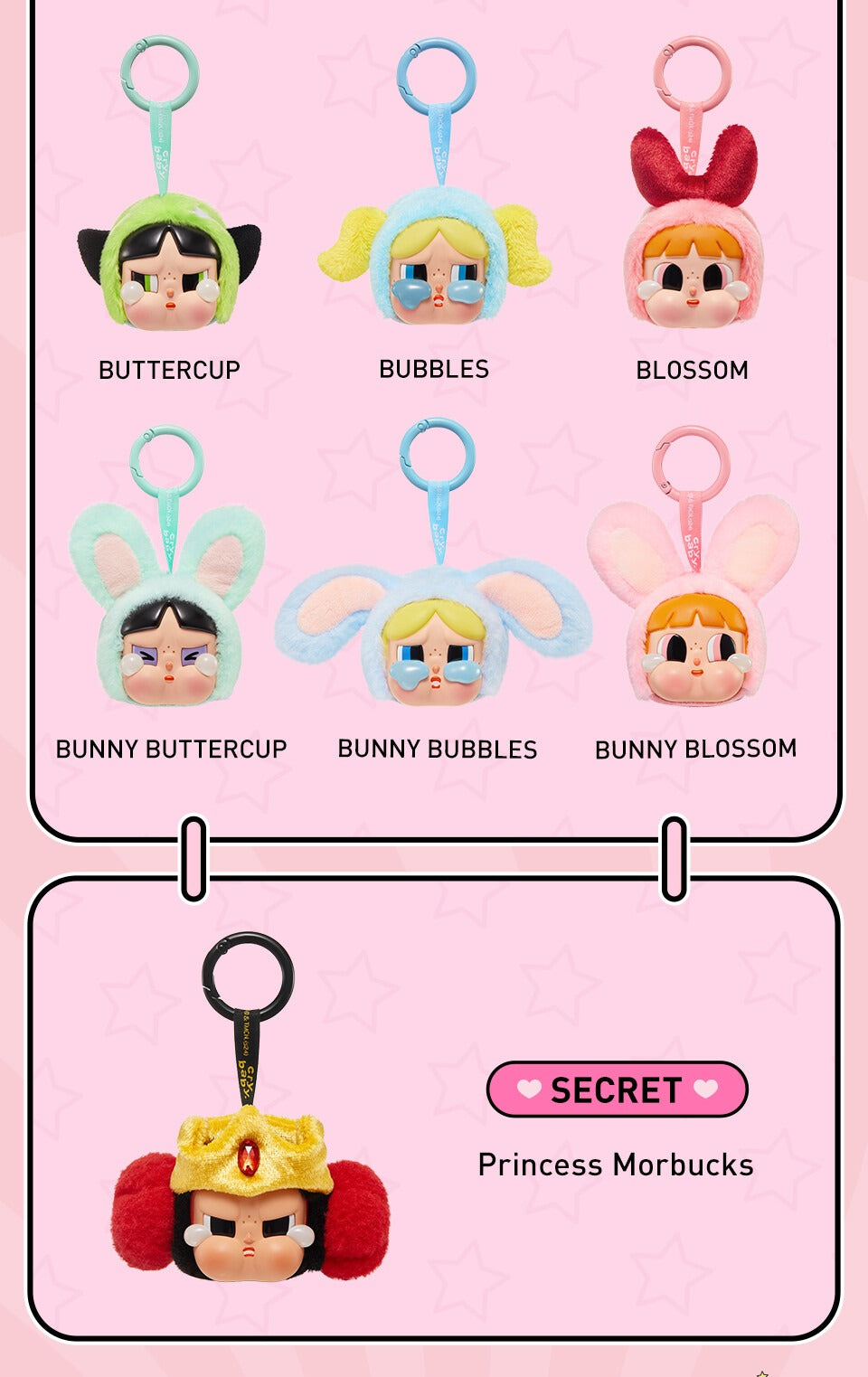 POP MART CryBaby × Powerpuff Girls Series – Vinyl Face Blind Box